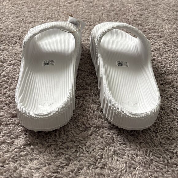 adidas Originals Adilette 22 Slide Sandals HQ4672 Men\'s Size 12 Foam Comfy White main image 6